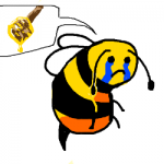 Bee crying