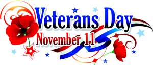 November 11 Veteran's Day