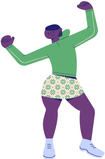 a woman doing a dance move