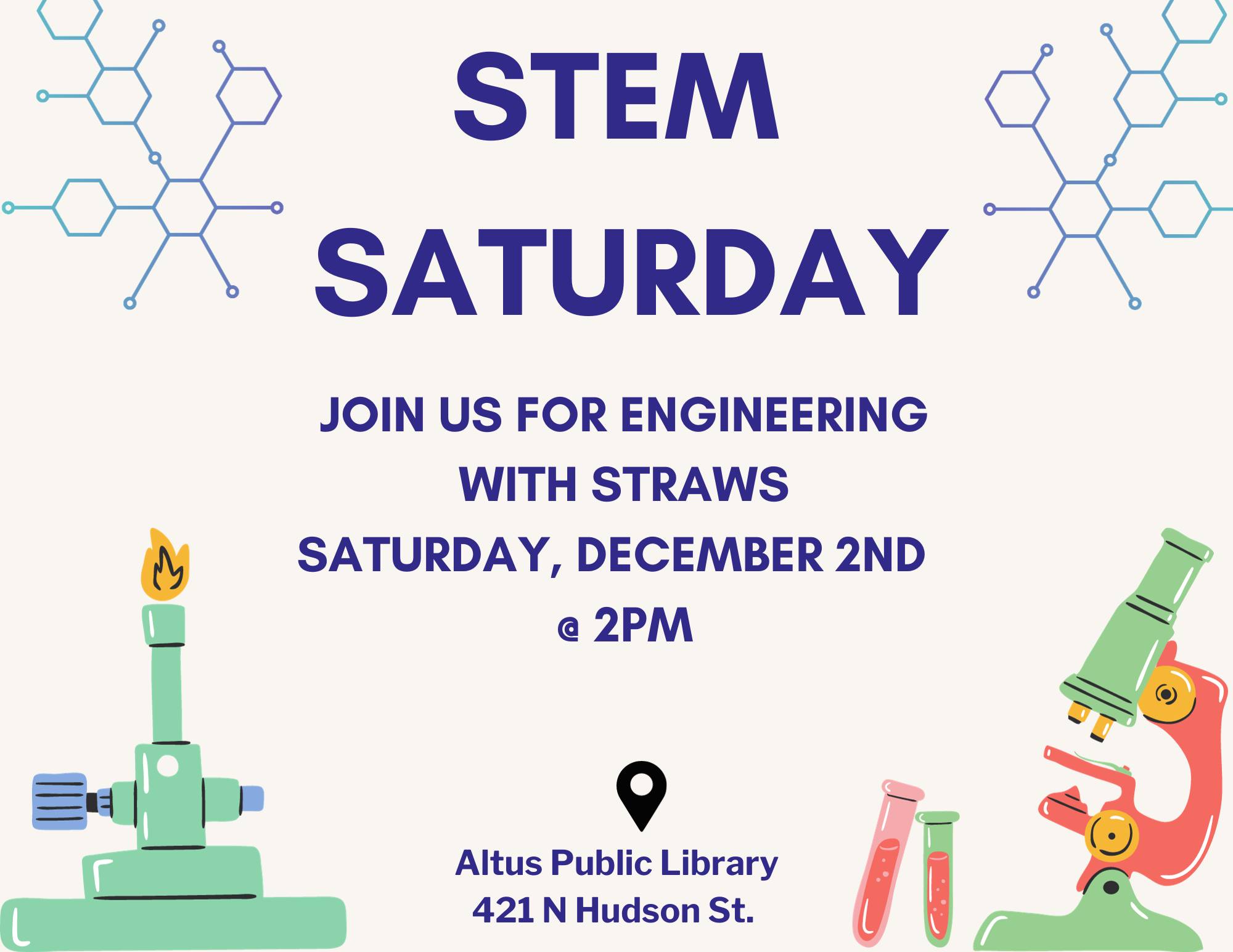 flyer for upcoming stem saturday