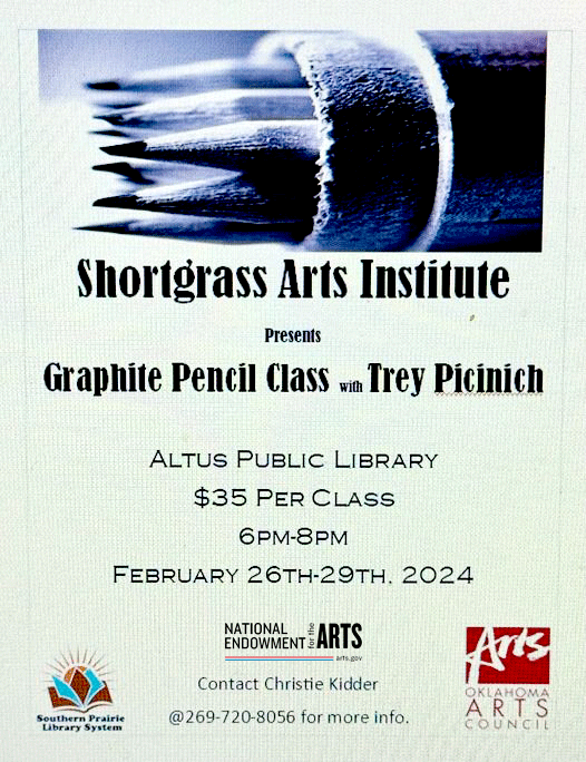 flyer for shortgrass art class