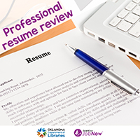 a resume with a pen sitting on top of it, with the text professional resume review at the top