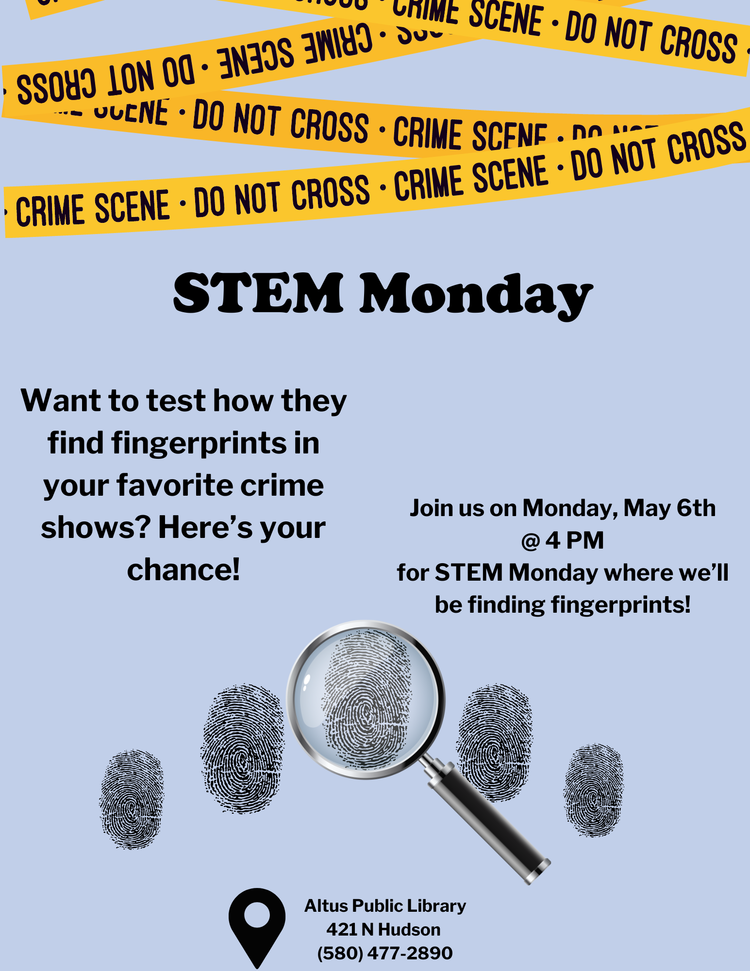 flyer for stem monday