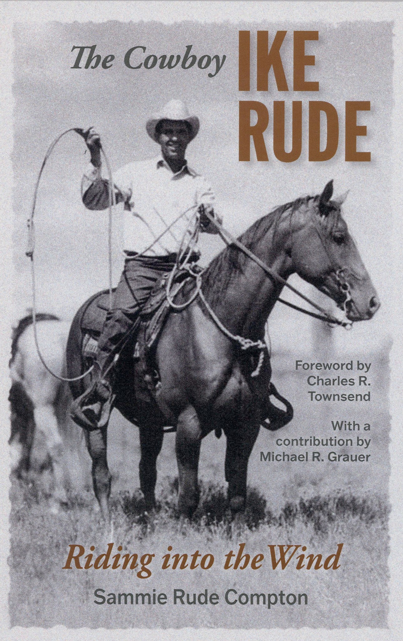 book cover for the book the cowboy ike rude