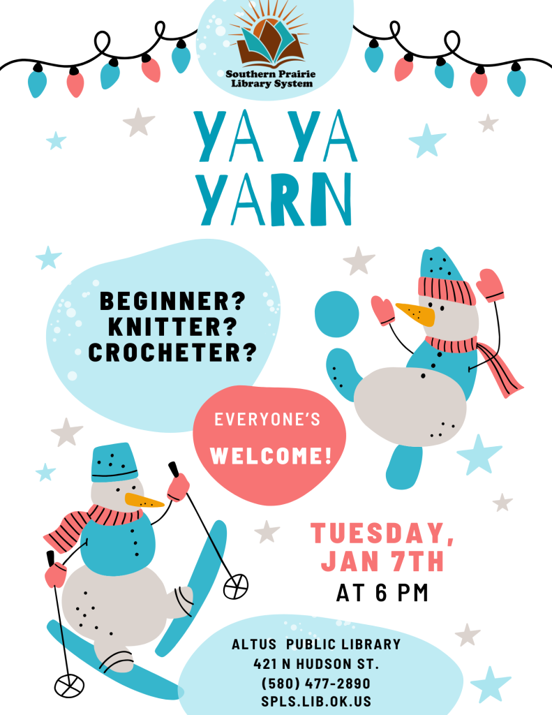 flyer for ya ya yarn