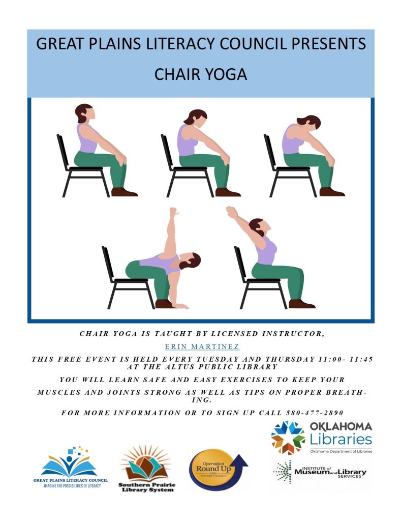 chair yoga flyer